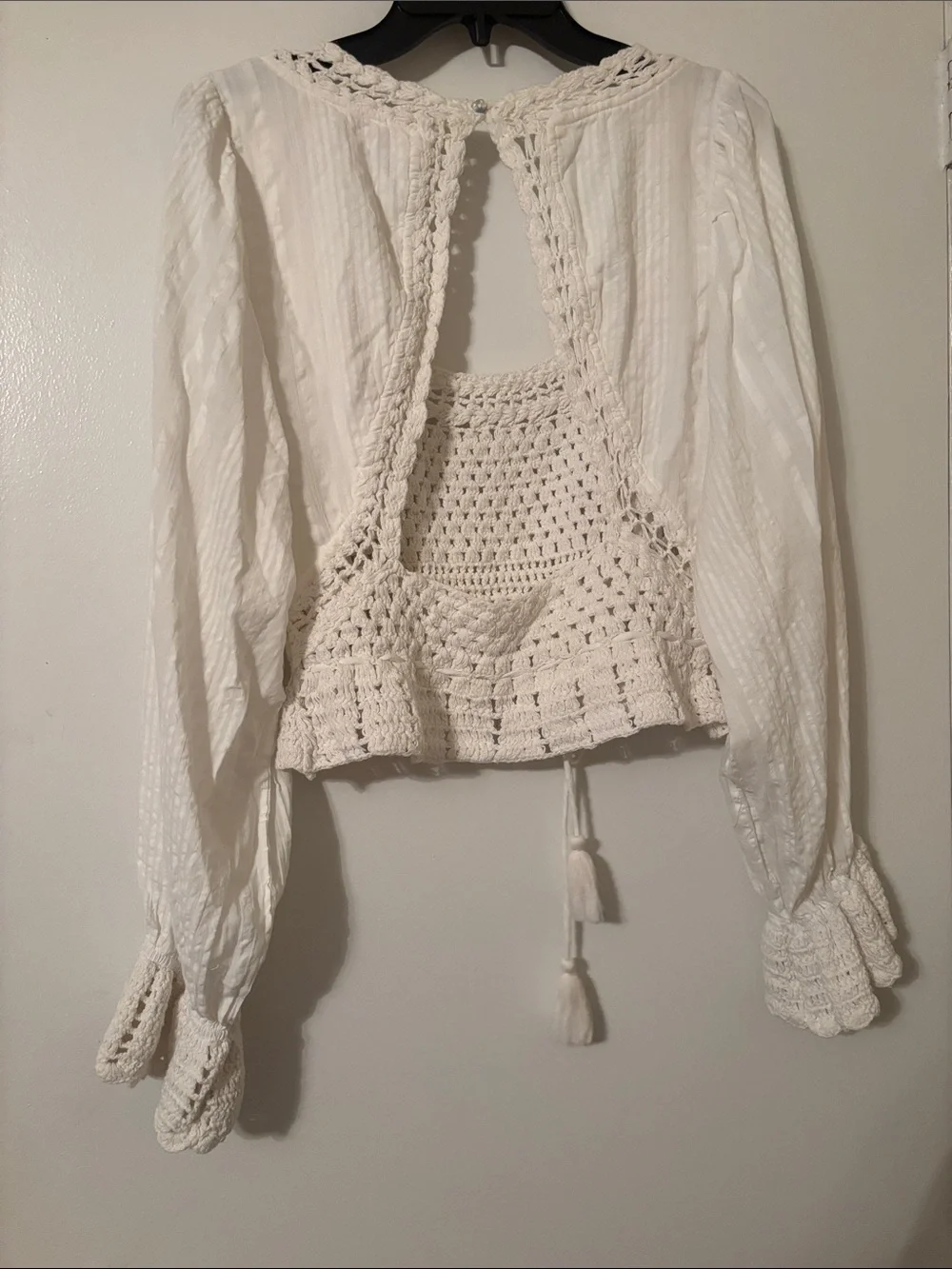Free People boho crochet